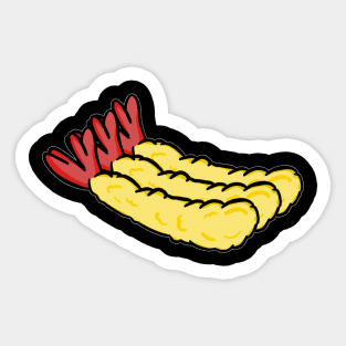 Tempura pack black Sticker